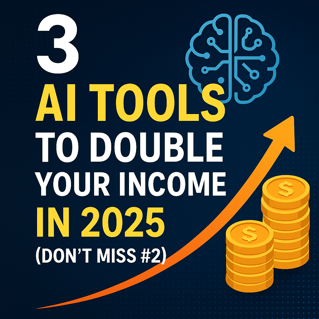 The 3 AI tools that can double your income this year (and nobody talks about #2)  3 AI tools