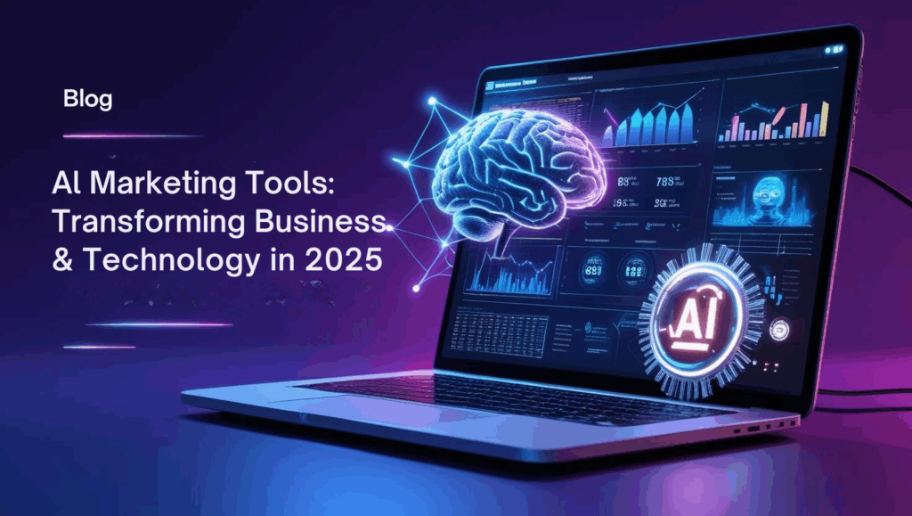 Top AI Marketing Tools: Transforming Business & Technology in 2025 Illustration showing AI marketing tools in action