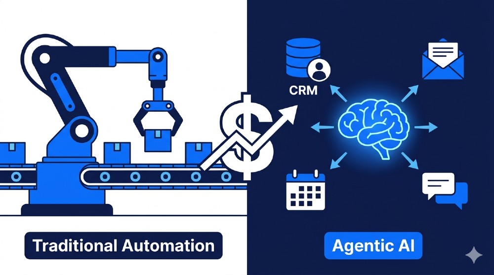 Agentic AI vs Traditional Automation Tools: Which One Actually Delivers ROI for Small Businesses in 2026? Agentic AI vs Automation