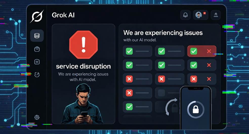 Grok AI Just Crashed… What’s Happening? Is Grok Down