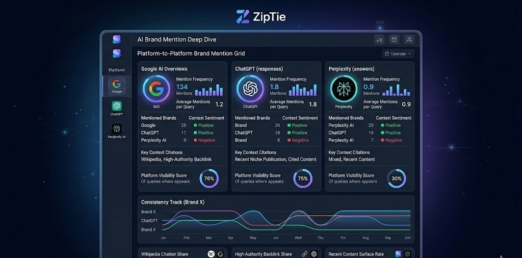 What Is ZipTie AI Search Analytics? The Complete 2026 Guide What Is ZipTie AI Search Analytics? The Complete 2026 Guide – Tracking Your Brand Inside AI Generated Answers